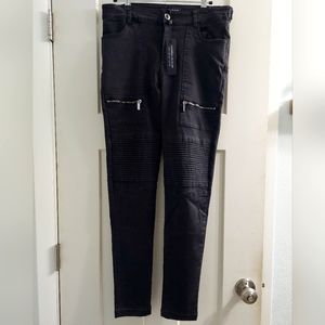 Maniere de voice black skinny jeans nwt